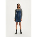 [oCX fB[X s[X gbvX MARLENE BUSTIER DRESS - Denim dress - blue denim