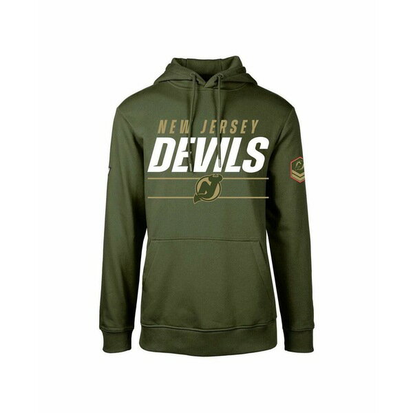 ٥륦  ѡåȥ  Men's Olive New Jersey Devils Podium Fle...