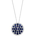 エフィー コレクション レディース ネックレス・チョーカー・ペンダントトップ アクセサリー EFFY Blue Sapphire (9 ct. t.w.), W...