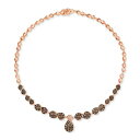 ルヴァン レディース ネックレス・チョーカー・ペンダントトップ アクセサリー Chocolate Diamond & Vanilla Diamond 17