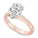 バッジェリーミシュカ レディース リング アクセサリー Certified Lab Grown Diamond Oval-Cut Solitaire Engag...