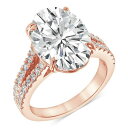バッジェリーミシュカ レディース リング アクセサリー IGI Certified Lab Grown Diamond Oval Engagement Ring...