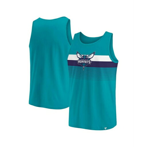 ファナティクス メンズ シャツ トップス Men's Teal Charlotte Hornets Wild Game Tank Top Teal ファナティクス メンズ シャツ トップス Men's Teal Charlotte Hornets Wild Game Tank Top Teal