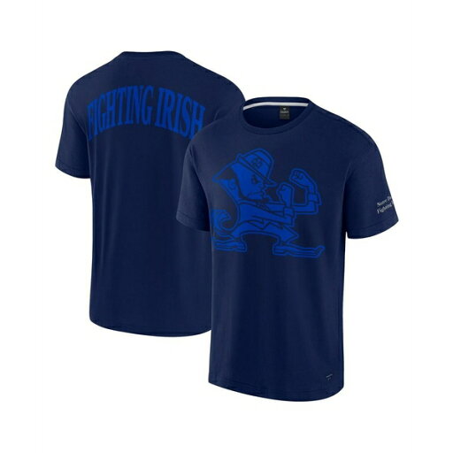 ファナティクス メンズ シャツ トップス Men's Navy Notre Dame Fighting Irish Iconic T-Shirt Navy ファナティクス メンズ シャツ トップス Men's Navy Notre Dame Fighting Irish Iconic T-Shirt Navy