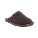 ムクルクス メンズ サンダル シューズ Mens Dave Printed Berber Suede Scuff, Black, 12 Chocolate