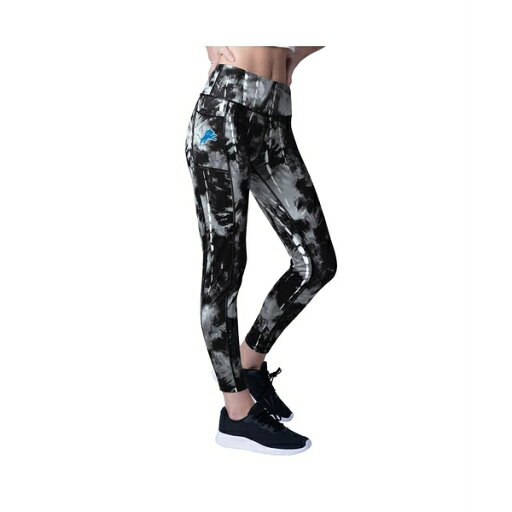 エムエスエックスバイミカエルストラハン レディース カジュアルパンツ ボトムス Women's Black Detroit Lions Serena Tie-Dye Leggings Black エムエスエックスバイミカエルストラハン レディース カジュアルパンツ ボトムス Women's Black Detroit Lions Serena Tie-Dye Leggings Black