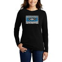 エルエーポップアート レディース カットソー トップス Women's 80s One Hit Wonders Word Art Long Sleeve T-shirt Black(4)