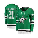 ファナティクス レディース カットソー トップス Women's Jason Robertson Kelly Green Dallas Stars 2017/1...