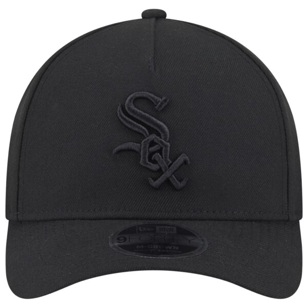 ニューエラ メンズ 帽子 アクセサリー New Era White Sox 940M Crown A Frame Cap Black/Black