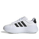 adidas アディダス レディース スニーカー White/Black 【(WMNS) adidas Grand Court Platform 'White ...
