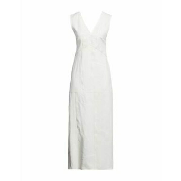 【送料無料】 ジル・サンダー レディース ワンピース トップス Maxi dresses White