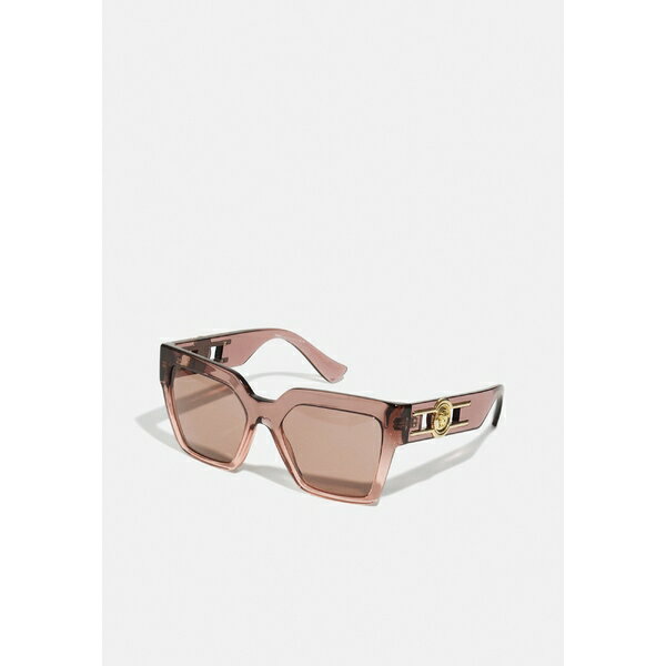 ヴェルサーチ ヴェルサーチ レディース サングラス＆アイウェア アクセサリー Sunglasses - brown transparent