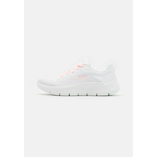スケッチャーズ レディース フィットネス スポーツ GO WALK FLEX BUNGEE - Walking trainers - white/pink