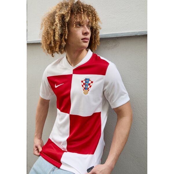 ナイキ メンズ バスケットボール スポーツ CROATIA CRO STADIUM HOME JERSEY - Football shirt - white/university red