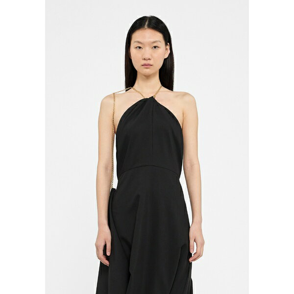 å ǥ ԡ ȥåץ CHAIN DETAILED HALTER NECK DRESS - Cocktail dress / Party dress - black