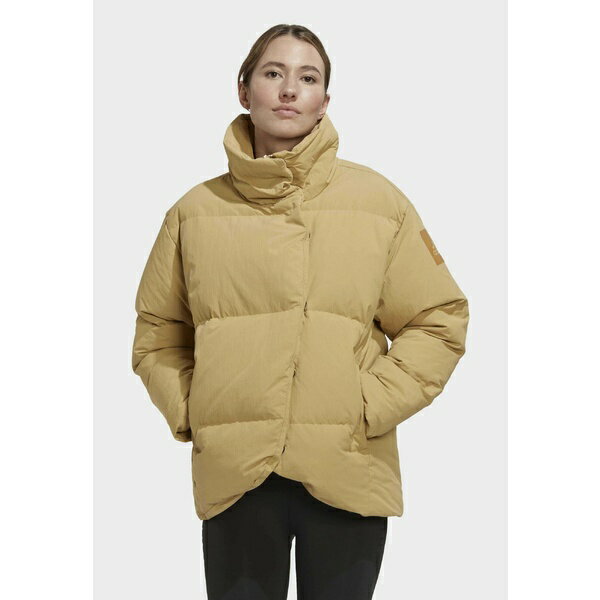 アディダス レディース フィットネス スポーツ Winter jacket - beige