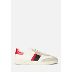 ラルフローレン メンズ スニーカー シューズ AERA LOW TOP - Trainers - milkshake/black/red