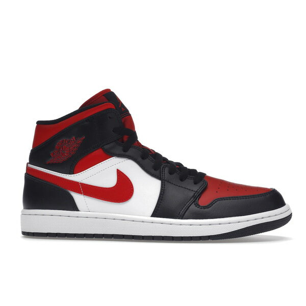 Jordan ジョーダン メンズ スニーカー 【Jordan 1 Mid White Black Red (2022)】 サイズ US_M_15 White/Black-Red