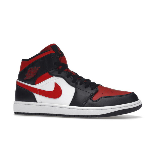 Jordan ジョーダン メンズ スニーカー 【Jordan 1 Mid White Black Red (2022)】 サイズ US_M_15 White/Black-Red