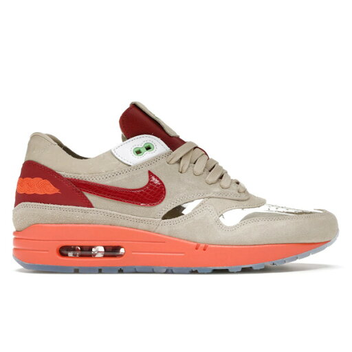 Nike ナイキ メンズ スニーカー 【Nike Air Max 1 CLOT Kiss of Death (2021)】 サイズ US_10.5(28.5cm) Net/Deep Red-Orange Blaze Nike ナイキ メンズ スニーカー 【Nike Air Max 1 CLOT Kiss of Death (2021)】 サイズ US_10.5(28.5cm) Net/Deep Red-Orange Blaze