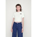 m[XtFCX fB[X TVc gbvX CROP TEE - Basic T-shirt - white