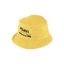 【送料無料】 マルニ メンズ 帽子 アクセサリー Hats Yellow