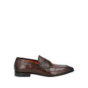【送料無料】 サントーニ メンズ スリッポン・ローファー シューズ Loafers Brown