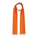 【送料無料】 ルイジ ボレッリ ナポリ メンズ マフラー・ストール・スカーフ アクセサリー Scarves Orange