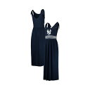 カールバンクス レディース ワンピース トップス Women's Navy New York Yankees Game Over Maxi Dress Navy