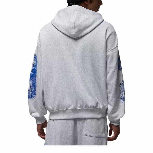 Air Jordan ジョーダン メンズ スニーカー 【Air Jordan Brooklyn Collegiate Pullover Oversized Hoodie 'Birch Heather Black' HV0093-051】 サイズ US_M_XL