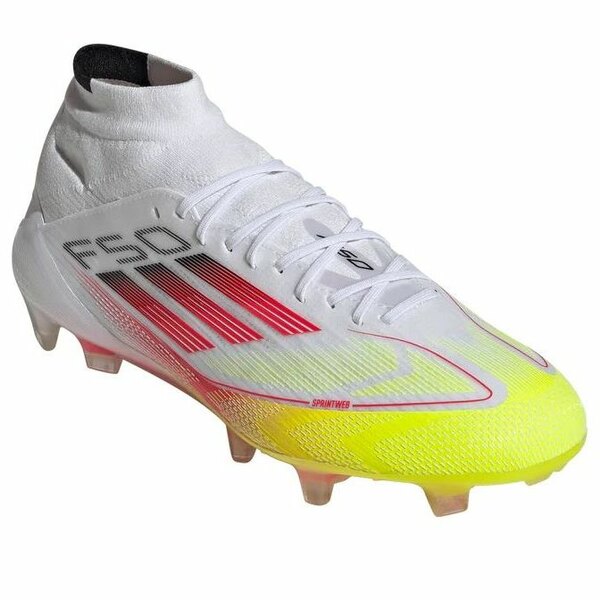 adidas アディダス メンズ スニーカー 【adidas F50 Elite Mid FG 'Pure Victory Pack White Yellow Neon Red' IE1457】 サイズ US_11.5(29.5cm)