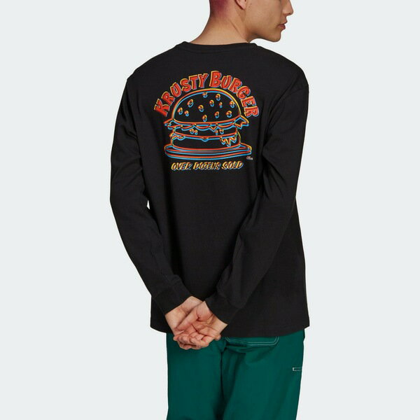 adidas アディダス メンズ スニーカー 【adidas originals Smps Kb Ls Tee Printing Sports Long Sleeves Black HA5819】 サイズ US_M_S