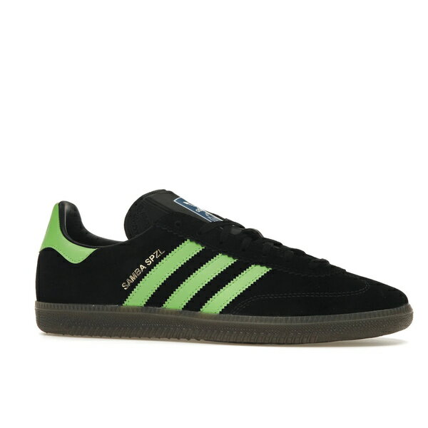 adidas アディダス メンズ スニーカー 【adidas Samba Deco SPZL Black Lucid Lime】 サイズ US_M_4 Core Black/Lucid Lime/Gum
