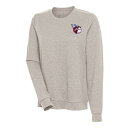 アンティグア レディース パーカー・スウェットシャツ アウター Cleveland Guardians Antigua Women's Action Crewneck Pullover Sweatshirt Oatmeal