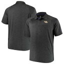 コロシアム メンズ ポロシャツ トップス LSU Tigers Colosseum Big & Tall Down Swing Polo Black