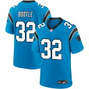 ナイキ メンズ ユニフォーム トップス Carolina Panthers Nike Alternate Custom Game Jersey Blue