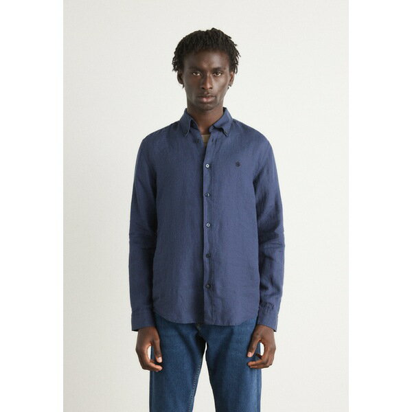 ボス メンズ サンダル シューズ ROAN - Shirt - dark blue