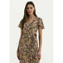 ラルフローレン レディース ワンピース トップス FARRYSH POLY CRINKLE GOWN - Occasion wear - brown multi