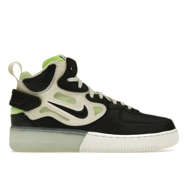 Nike ナイキ メンズ スニーカー 【Nike Air Force 1 React Mid】 サイズ US_9.5(27.5cm) Black Sail Ghost Green