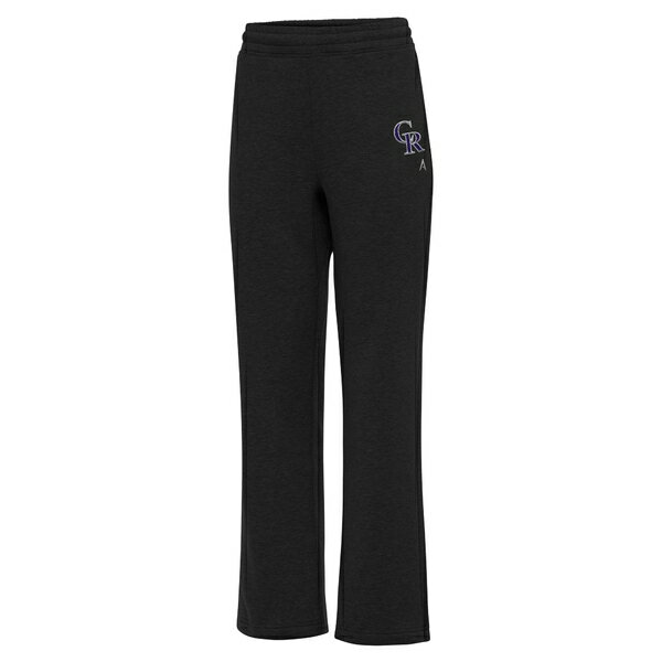 アンティグア レディース カジュアルパンツ ボトムス Colorado Rockies Antigua Women's Victory Sweatpants Black