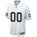 ナイキ メンズ ユニフォーム トップス Las Vegas Raiders Nike Custom Game Jersey White