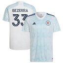 アディダス メンズ ユニフォーム トップス Chicago Fire adidas 2022 Lakefront Kit Replica Custom Jersey White