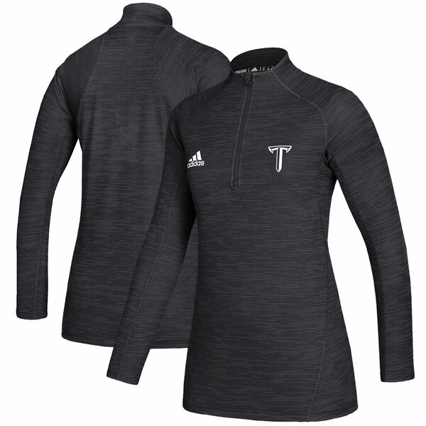 アディダス レディース ジャケット＆ブルゾン アウター Troy University Trojans adidas Women 039 s Sideline Game Mode Performance QuarterZip Pullover Top Black