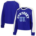 ゲームデイ レディース パーカー スウェットシャツ アウター Kentucky Wildcats Gameday Couture Women 039 s Blindside Raglan Cropped Pullover Sweatshirt Royal