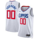 ナイキ メンズ ユニフォーム トップス LA Clippers Nike Unisex Swingman Custom Jersey White Association Edition