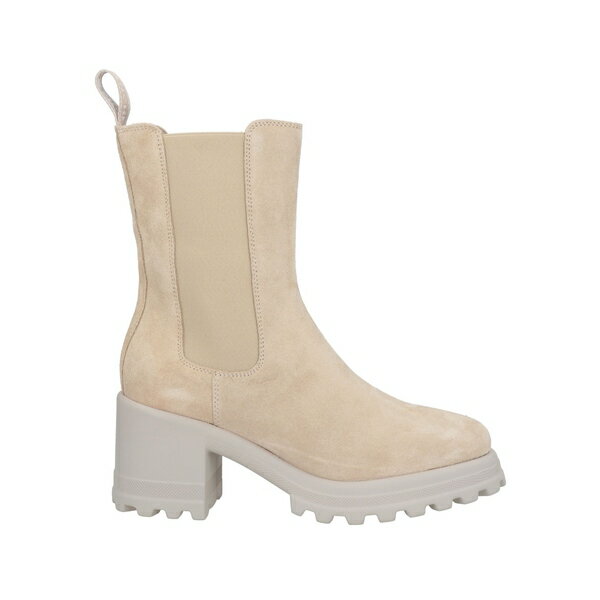 【送料無料】 ボイルブランシェ レディース ブーツ シューズ Ankle boots Beige