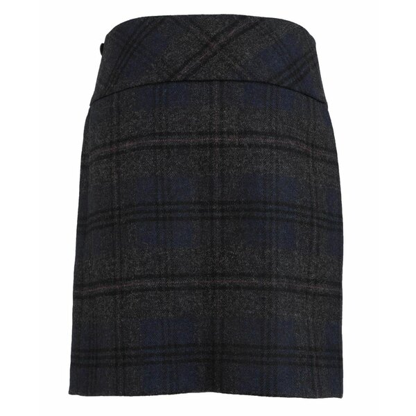astyのケルティック アンド コー レディース スカート ボトムス Women's Celt Mini Kilt Skirt Navy charcoal tartan｜アングル3