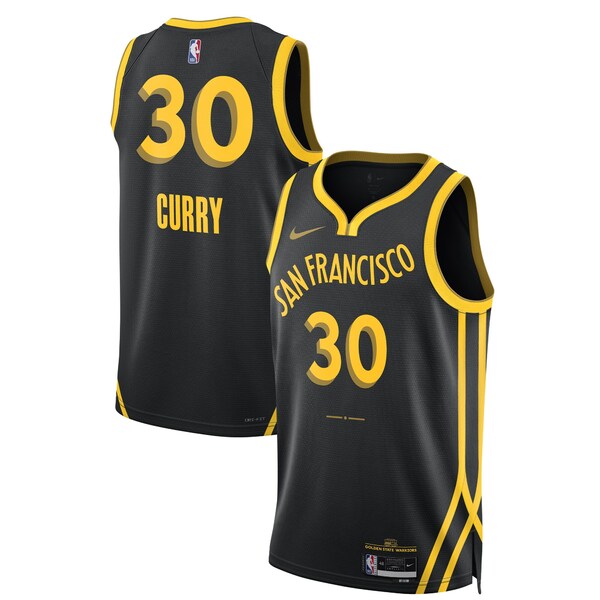 ʥ  ˥ե ȥåץ Stephen Curry Golden State Warriors Nike Unisex 2023/24 Swingman Jersey Black City Edition