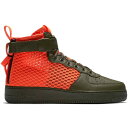 Nike ナイキ メンズ スニーカー 【Nike SF Air Force 1 Mid Cargo Khaki Total Crimson】 サイズ US_6....