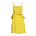 レリッシュ レディース ワンピース トップス Short dresses Yellow